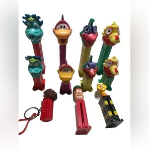 VTG General Mills Cereal Pez Dinos Complete Set Large & Mini Pairs